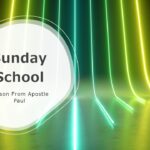 09/08/2020 – Lesson From Apostle Paul